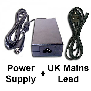 Edac Power EA11801M-240 (24V/7.5A, 4-Pin) Power Supply (UK)
